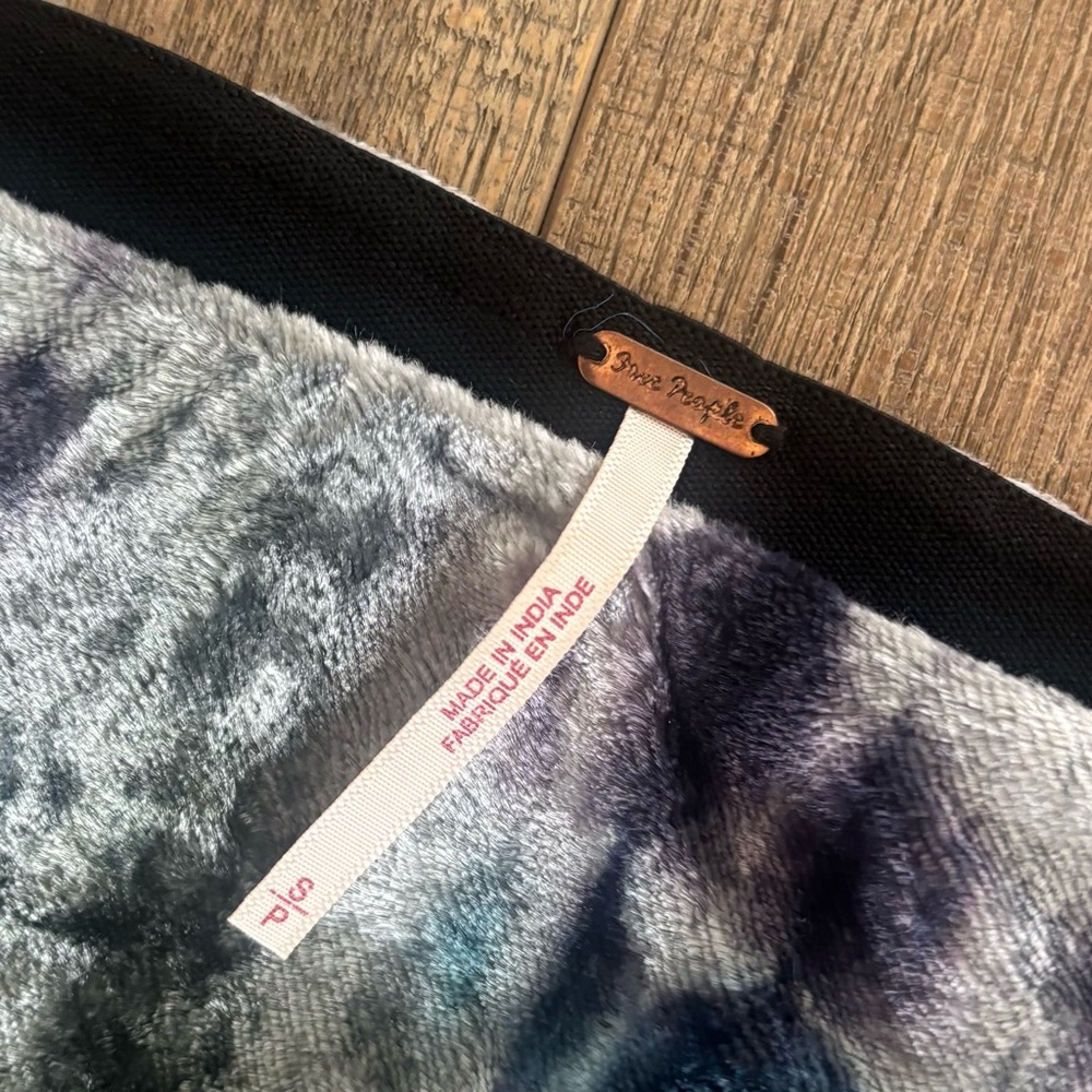free people serious swagger velvet pisces tie dye skirt - Picture 7 of 7